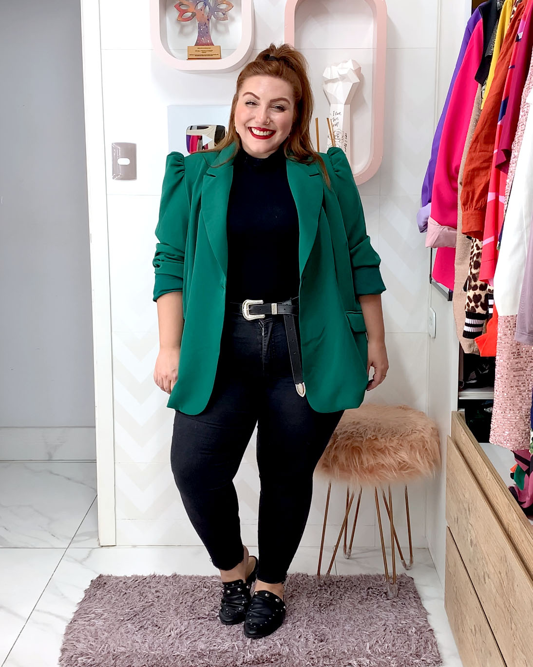 Blazer feminino verde